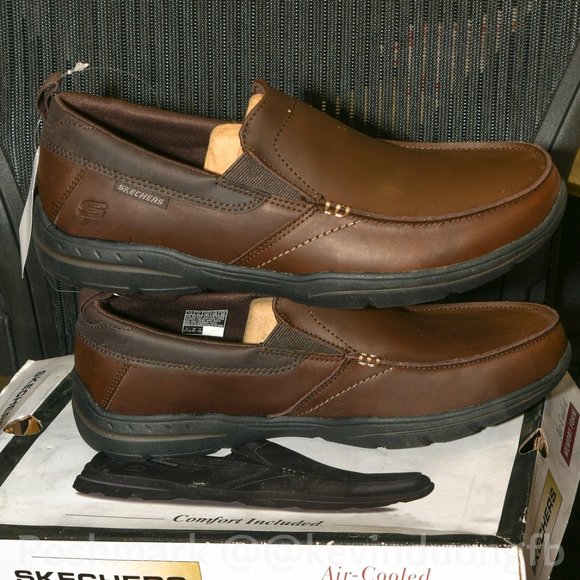 Skechers Shoes‎ Relaxed Fit Harper Forde Loafer Brown . Leather Round main image 6